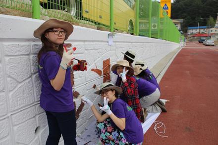 2015 강원도 인제 벽화봉사활동